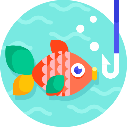 Fishing Detailed Flat Circular Flat icon