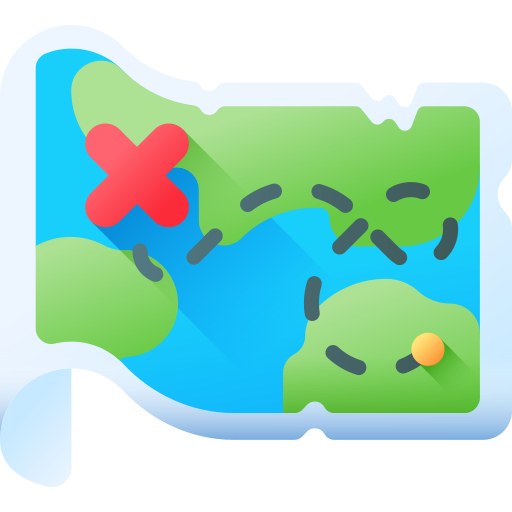 지도 3D Color icon