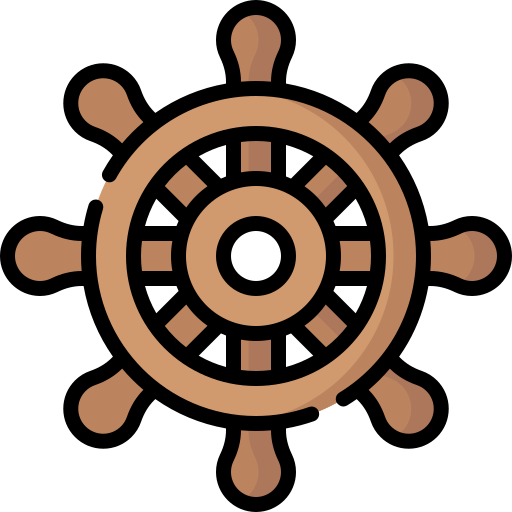 timón Special Lineal color icono