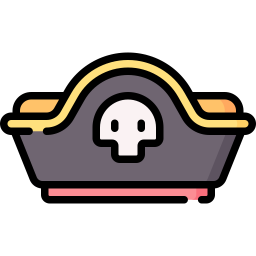 해적 모자 Special Lineal color icon