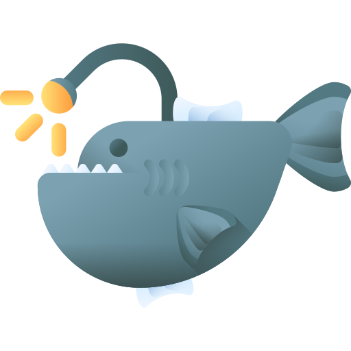 Anglerfish 3D Color icon