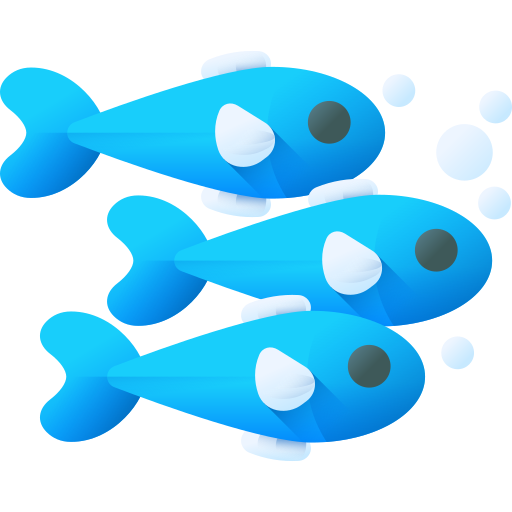 魚 3D Color icon