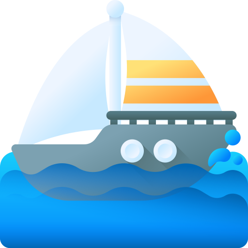 Корабль 3D Color иконка