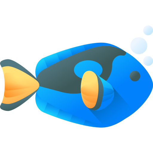 peixe 3D Color Ícone