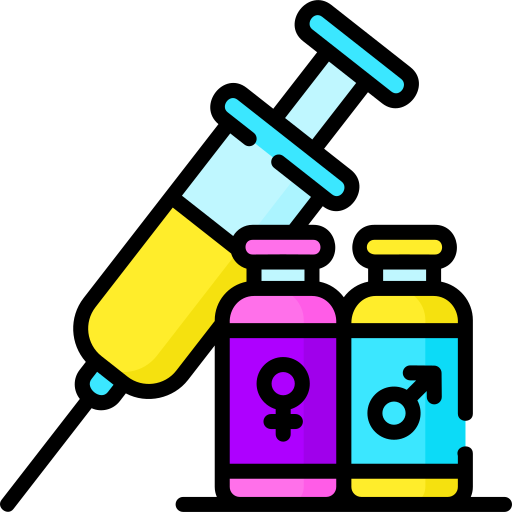 Hormones Special Lineal color icon