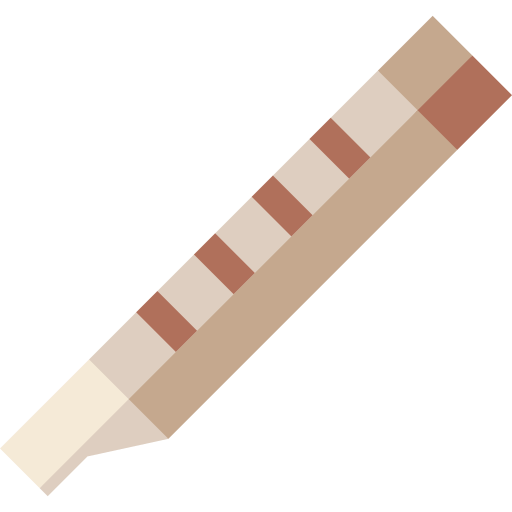 flöte Basic Straight Flat icon