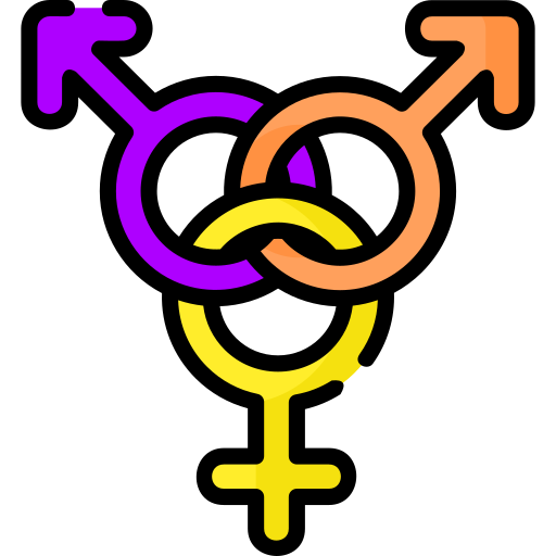 bisexual Special Lineal color icono