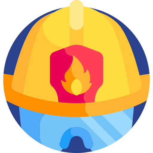 消防士のヘルメット Detailed Flat Circular Flat icon