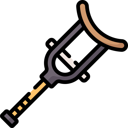 Crutch Special Lineal color icon