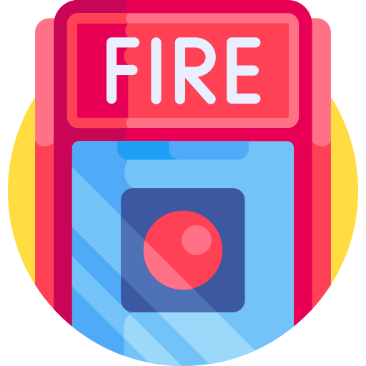 alarma de incendios Detailed Flat Circular Flat icono
