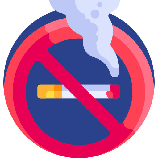 proibido fumar Detailed Flat Circular Flat Ícone