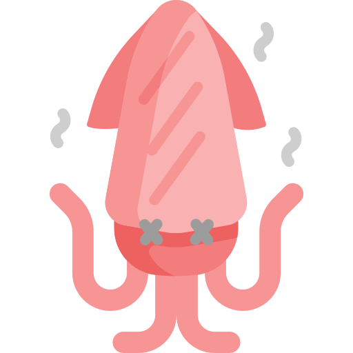 calamar Special Flat Icône