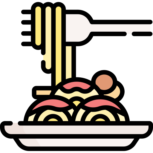 Spaghetti Special Lineal color icon