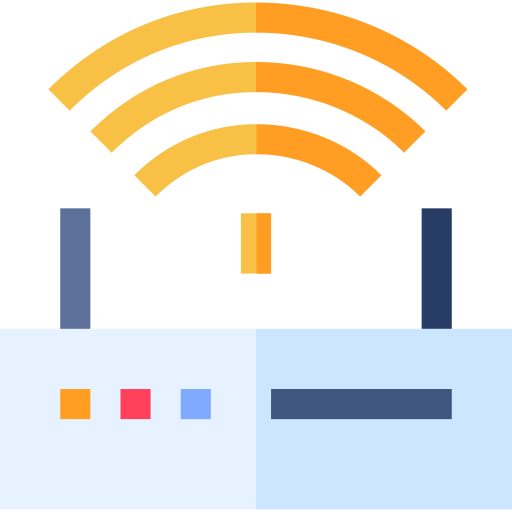wi-fiルーター Basic Straight Flat icon