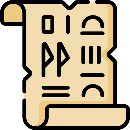 papiro Special Lineal color icono