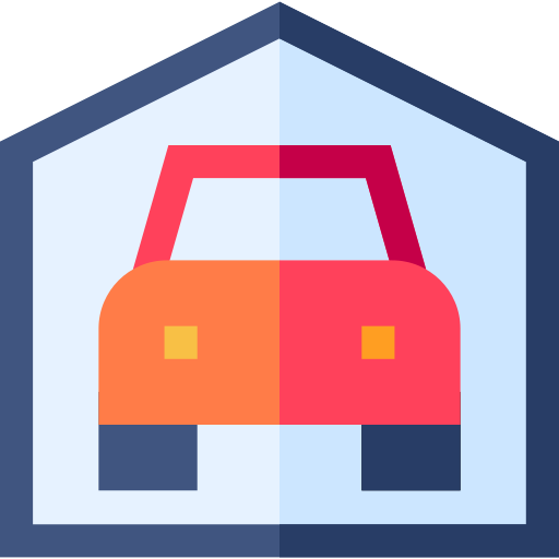 parking Basic Straight Flat ikona