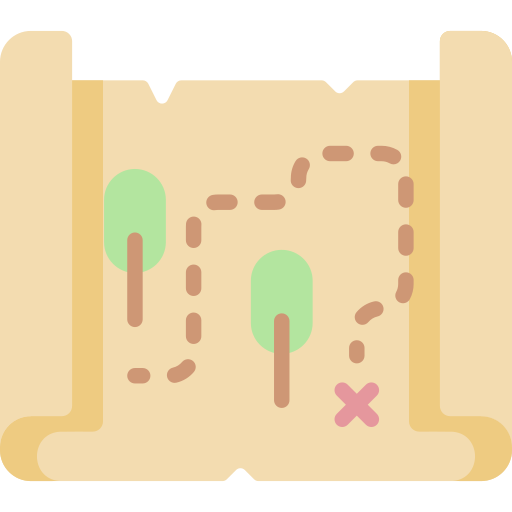 mapa del tesoro Special Flat icono