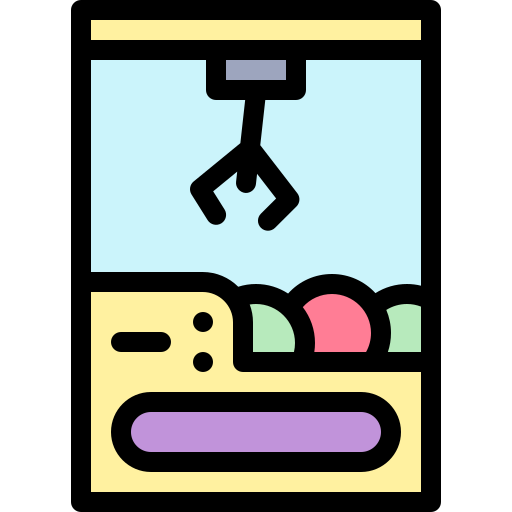 クレーンゲーム Detailed Rounded Lineal color icon