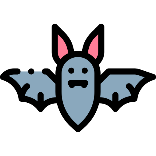 Bat Detailed Rounded Lineal color icon