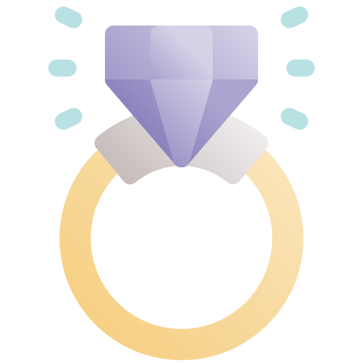 anillo de bodas Fatima Flat icono