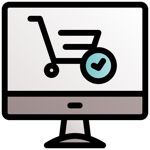 Shopping cart Fatima Lineal Color icon