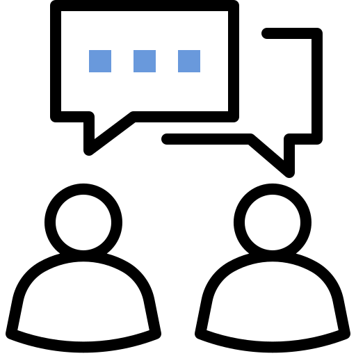 Negotiation Winnievizence Blue icon