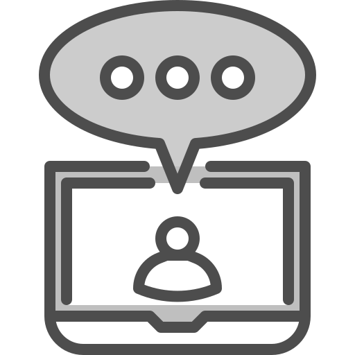 videokonferenz Winnievizence Grey icon