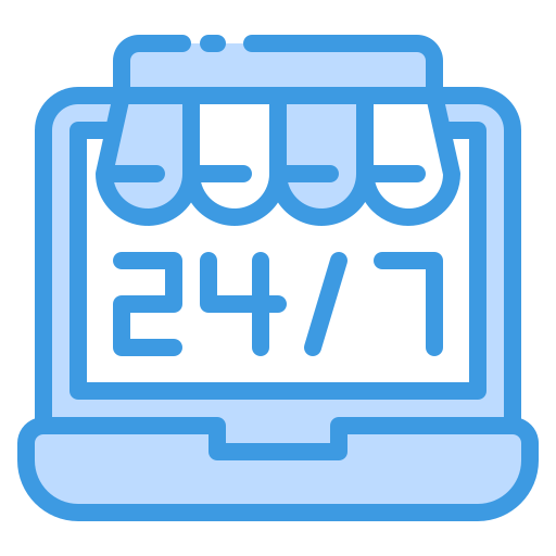 Shopping store Generic Blue icon