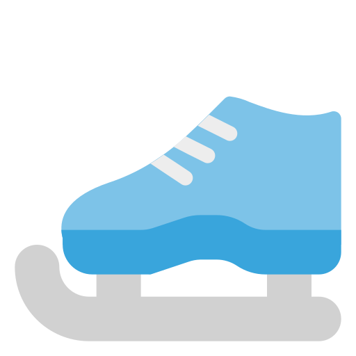 Ice skating shoes Generic Flat icon