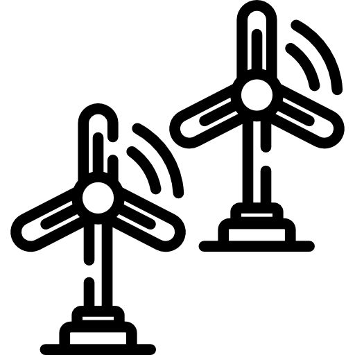 energía eólica Special Lineal icono