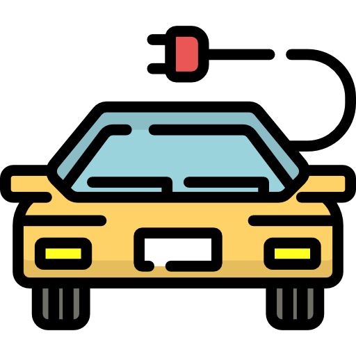 電気自動車 Special Lineal color icon