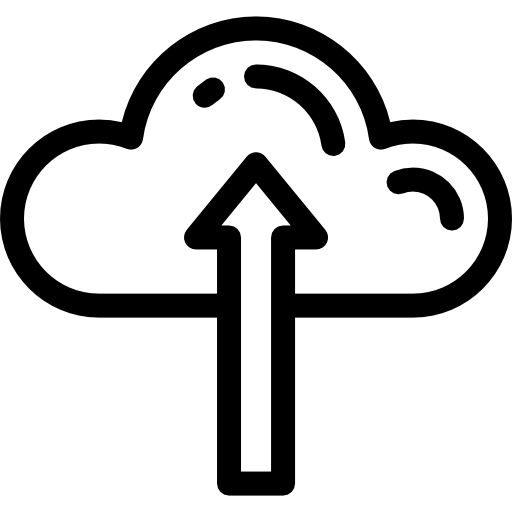 computação em nuvem Detailed Rounded Lineal Ícone