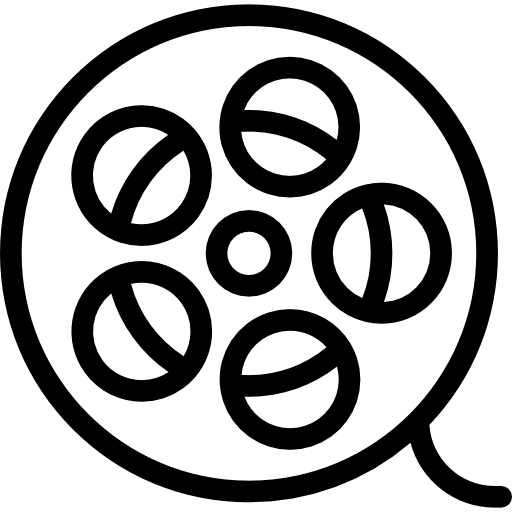 フィルムリール Detailed Rounded Lineal icon