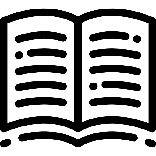 Open book Detailed Rounded Lineal icon