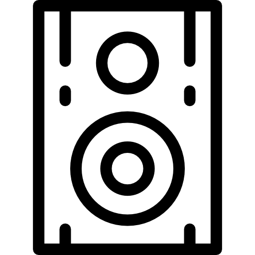 スピーカー Detailed Rounded Lineal icon