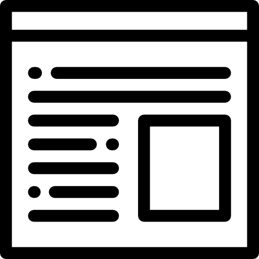 navigateur Detailed Rounded Lineal Icône