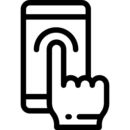 touchscreen Detailed Rounded Lineal icon