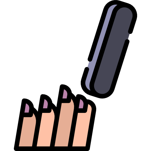 Nail file Special Lineal color icon