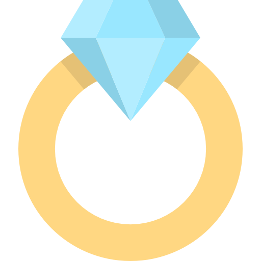anel de diamante Special Flat Ícone
