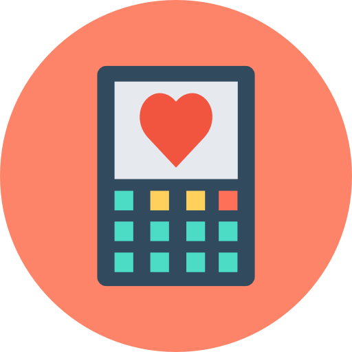Calculator Flat Color Circular icon