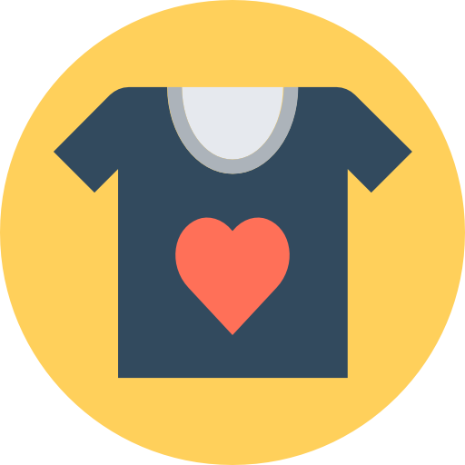 Shirt Flat Color Circular icon