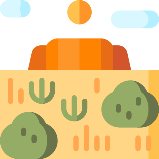 Shrubland Special Flat icon