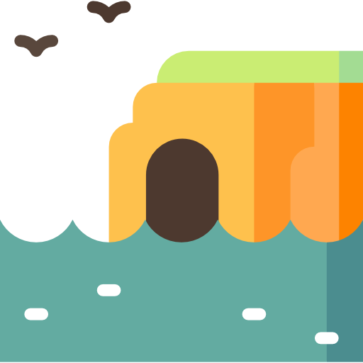 바다 동굴 Special Flat icon