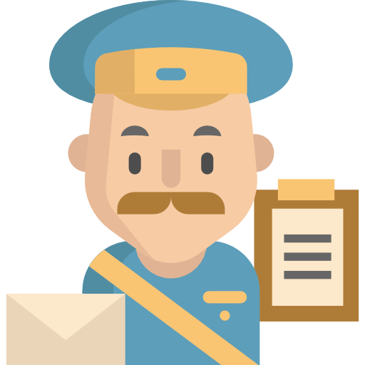 Postman Special Flat icon