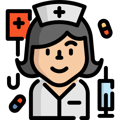 verpleegkundige Special Lineal color icoon
