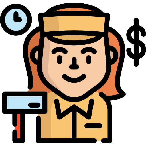 Cashier Special Lineal color icon