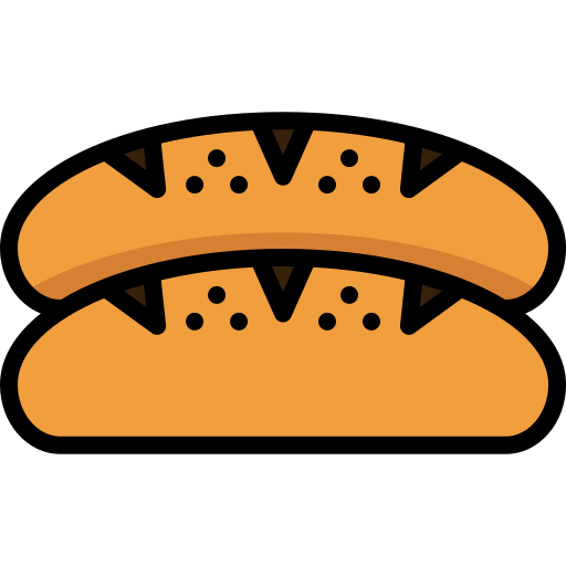 französisches brot Generic Outline Color icon