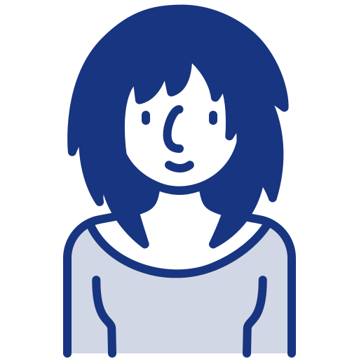 여자 Generic Blue icon