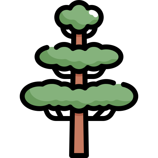 Árbol Generic Outline Color icono