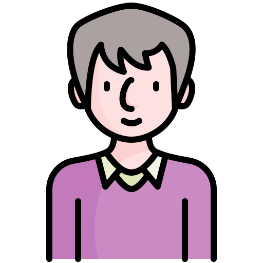 Man Generic Outline Color icon